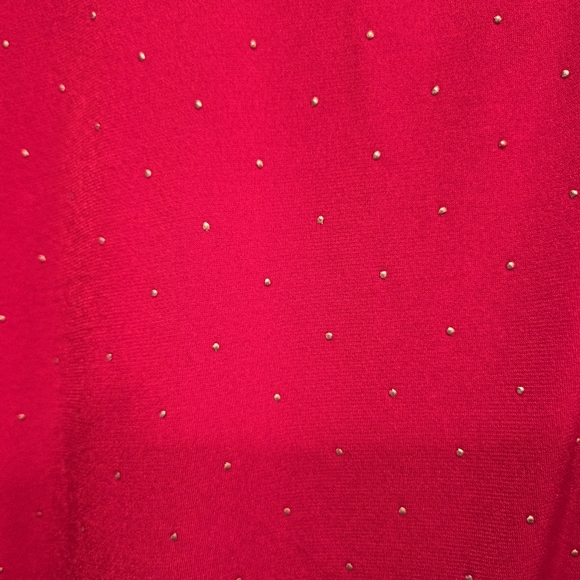 Liz Claiborne red blouse top shirt misses size large NWOT - Picture 4 of 8